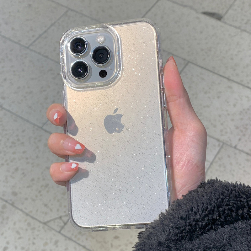 Şeffaf Basit Glitter Telefon K - Phone Cases Expensive incelemesi ve fiyatı