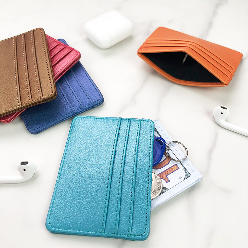 Ince PU Deri Mini Cüzdan Ince  - Slim Card Slot Case incelemesi ve fiyatı