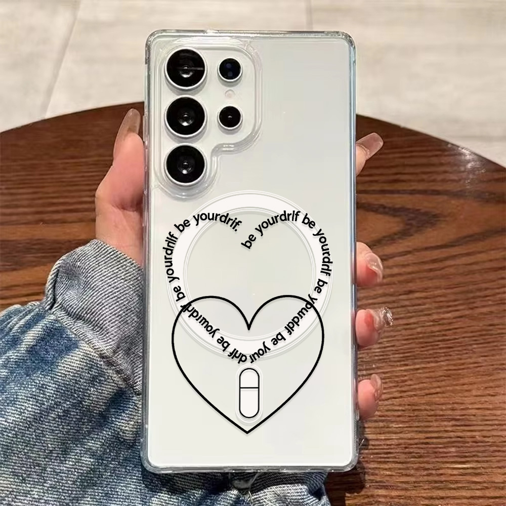 Magsafe Uyumlu Kalp Desenli Te - Clear Magsafe Case incelemesi ve fiyatı