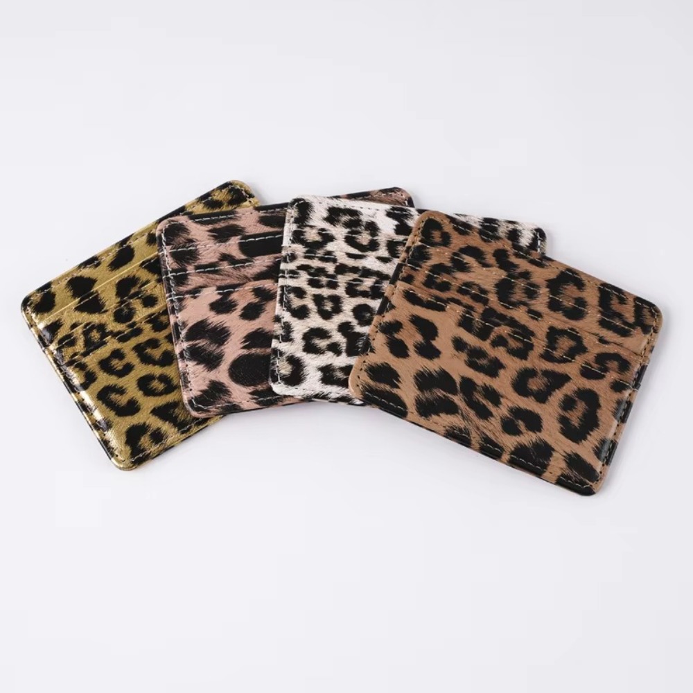 Klasik PU Deri Leopar Desenli  - Slim Card Slot Case incelemesi ve fiyatı
