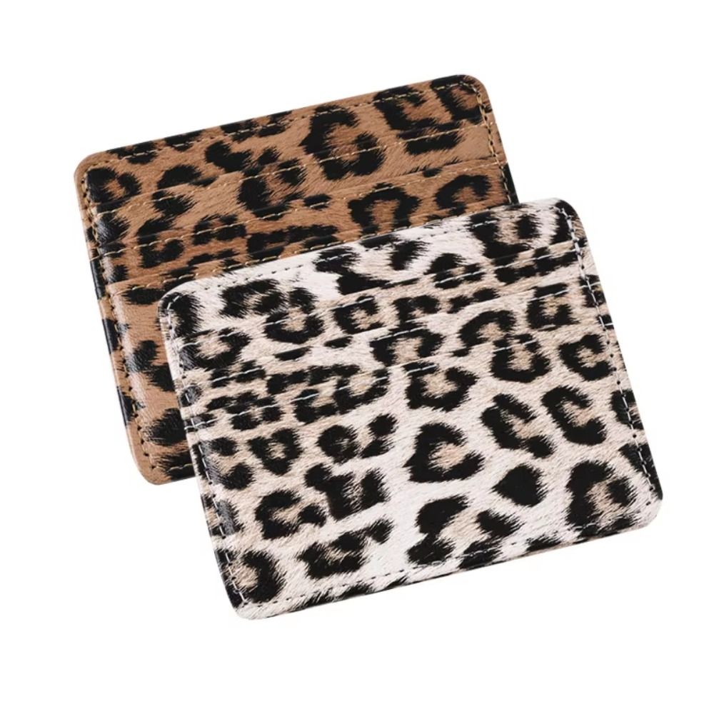 Klasik PU Deri Leopar Desenli  - Slim Card Slot Case incelemesi ve fiyatı
