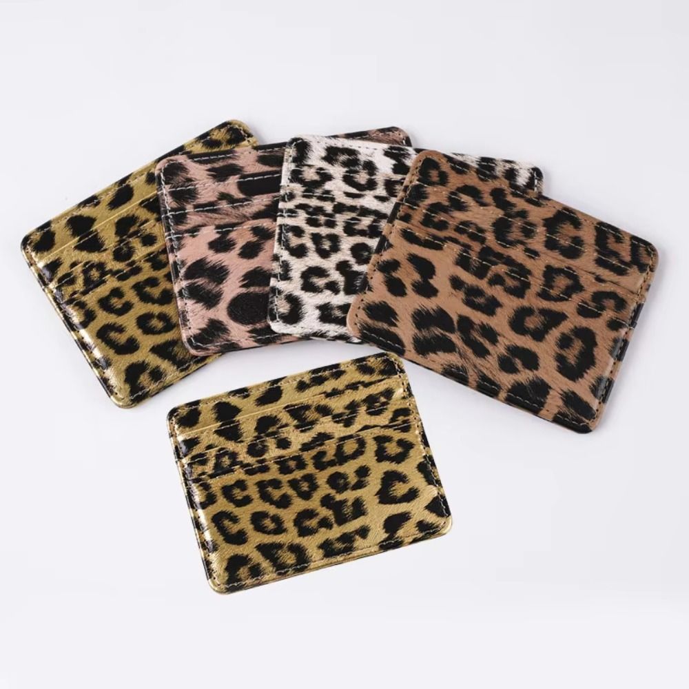 Klasik PU Deri Leopar Desenli  - Slim Card Slot Case incelemesi ve fiyatı