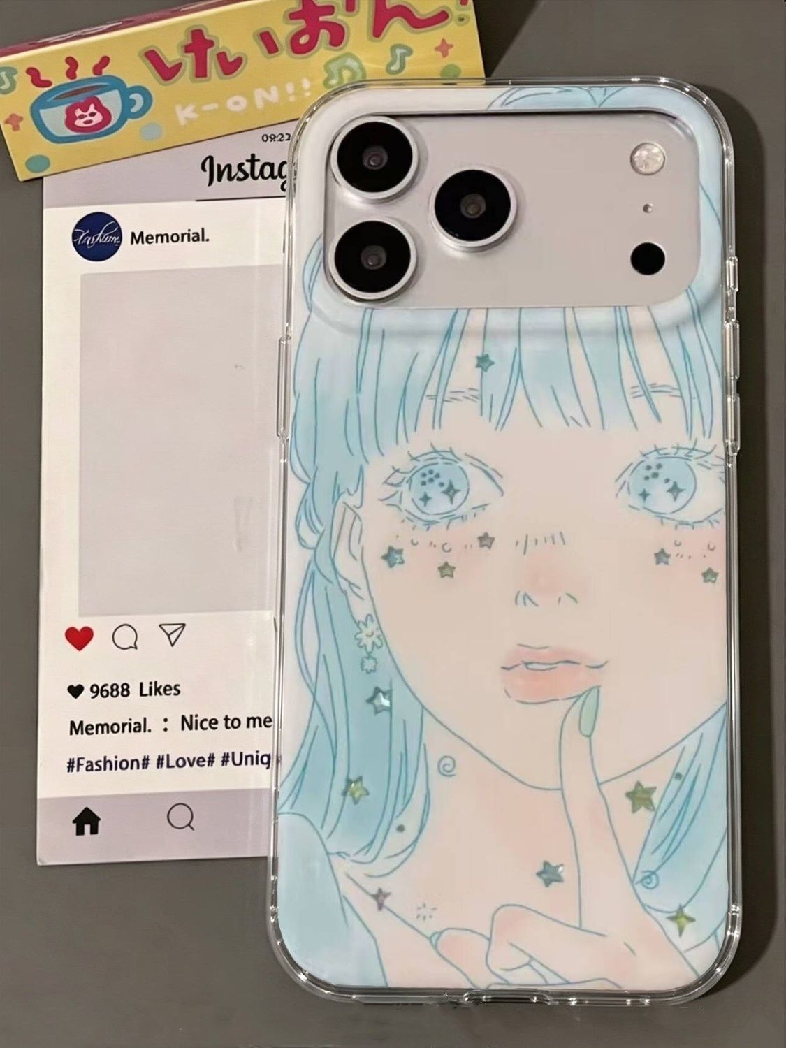 Y2K Japon INS Mavi Sevimli Kar - Phone Cases Japan incelemesi ve fiyatı