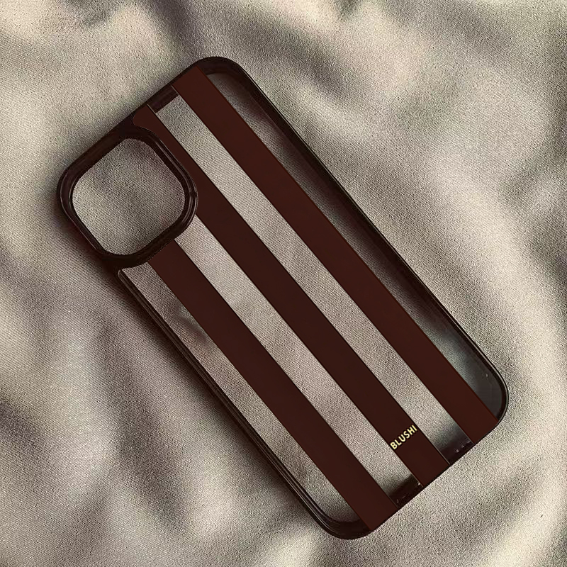 Şeffaf Kahverengi Çizgili Tele - Phone Cases Brown incelemesi ve fiyatı