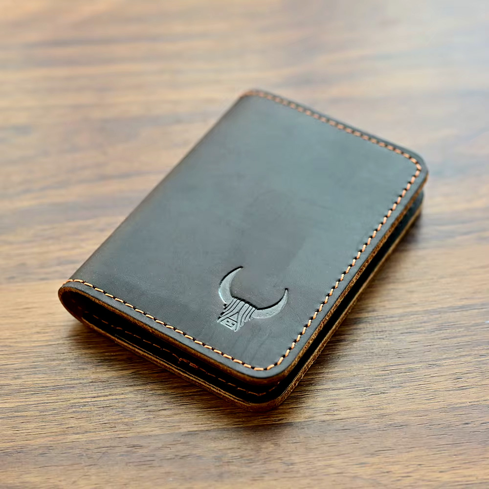 Erkekler için 100% hakiki deri - Slim Card Slot Case incelemesi ve fiyatı