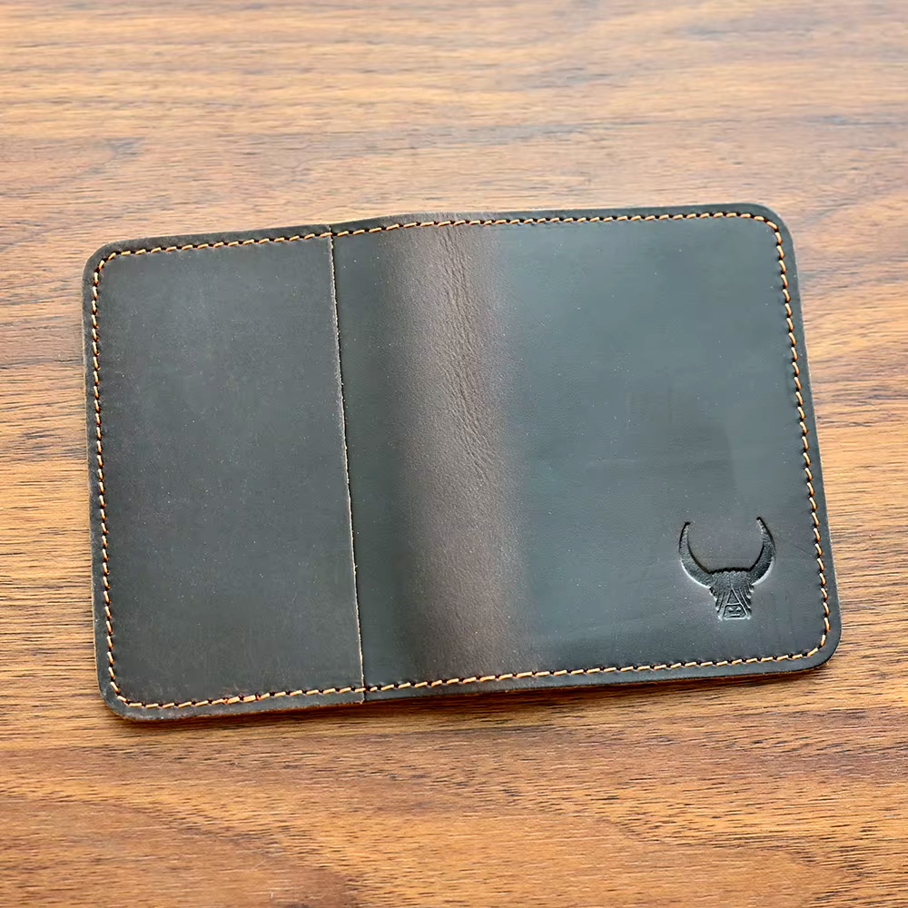 Erkekler için 100% hakiki deri - Slim Card Slot Case incelemesi ve fiyatı