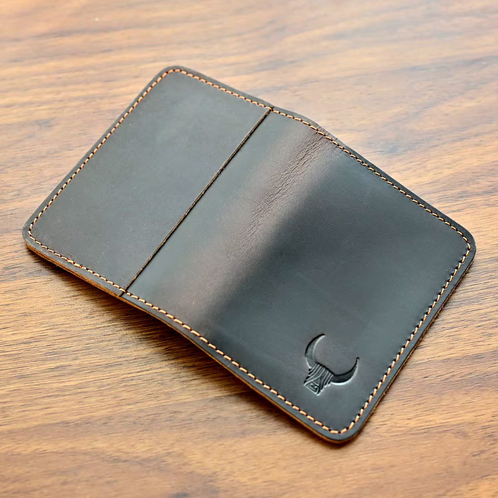 Erkekler için 100% hakiki deri - Slim Card Slot Case incelemesi ve fiyatı