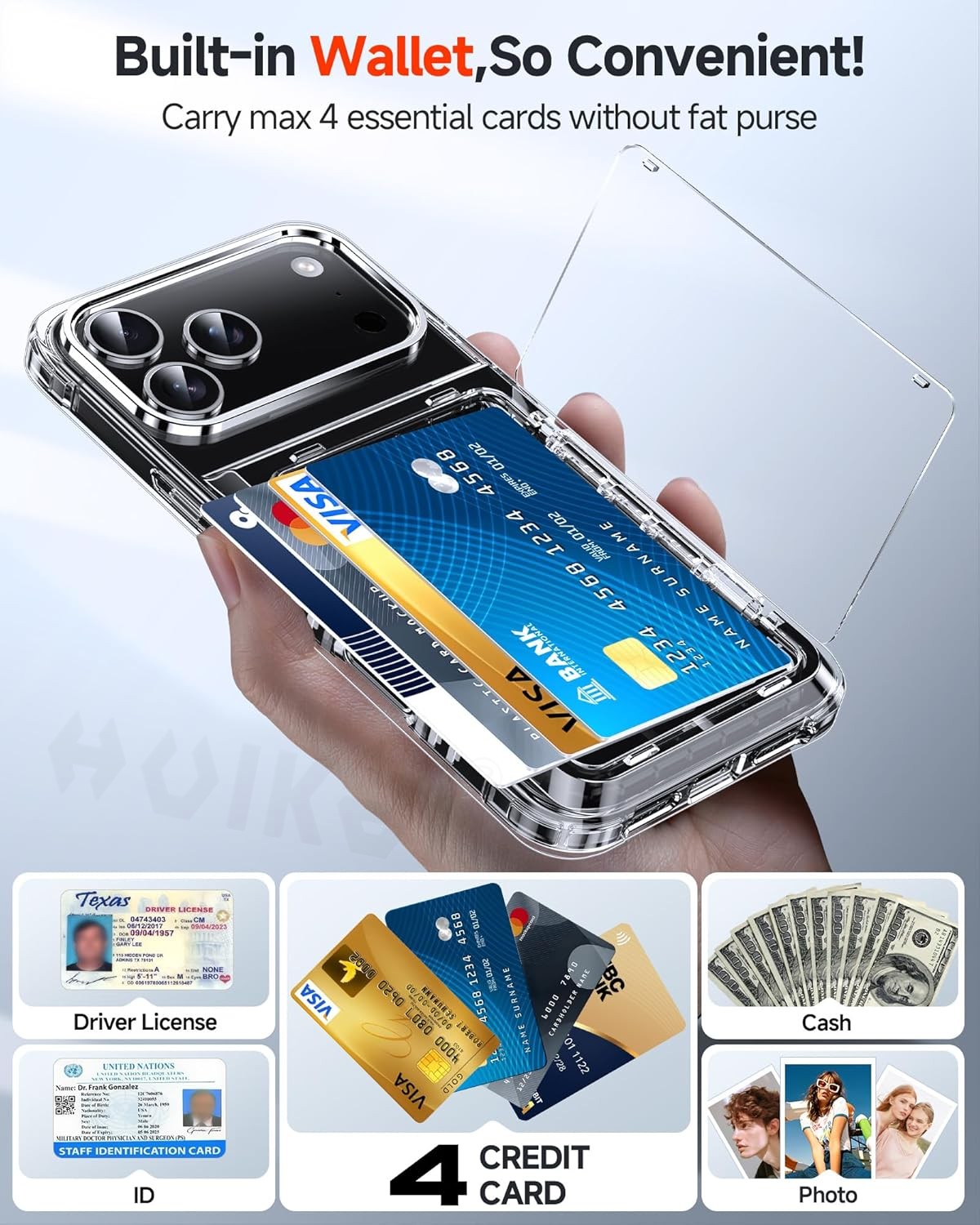 iPhone 17 Pro Max 17e 16e 16 P - Slim Card Slot Case incelemesi ve fiyatı
