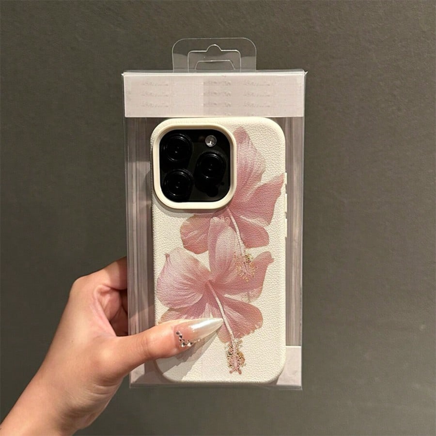 Pembe Hibiskus Zarif Yüksek Es - Phone Cases Drop Proof incelemesi ve fiyatı