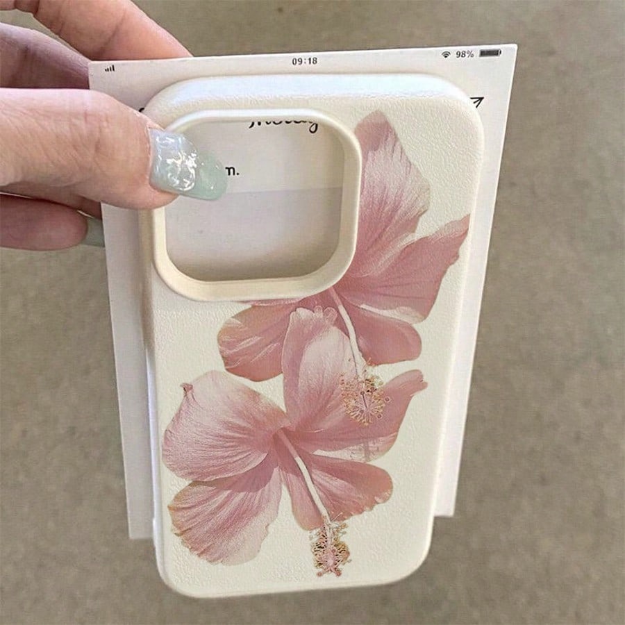 Pembe Hibiskus Zarif Yüksek Es - Phone Cases Drop Proof incelemesi ve fiyatı