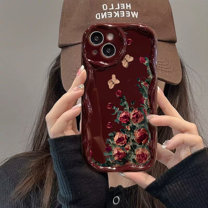 Retro Yağlı Boya Çiçek Desenli - Phone Cases Expensive incelemesi ve fiyatı