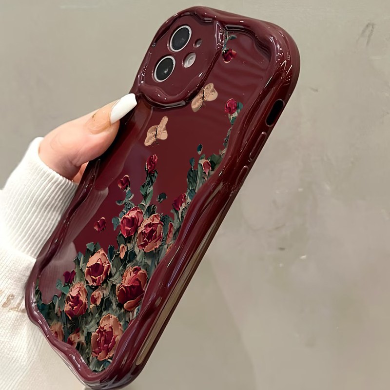 Retro Yağlı Boya Çiçek Desenli - Phone Cases Expensive incelemesi ve fiyatı