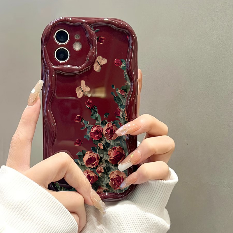 Retro Yağlı Boya Çiçek Desenli - Phone Cases Expensive incelemesi ve fiyatı
