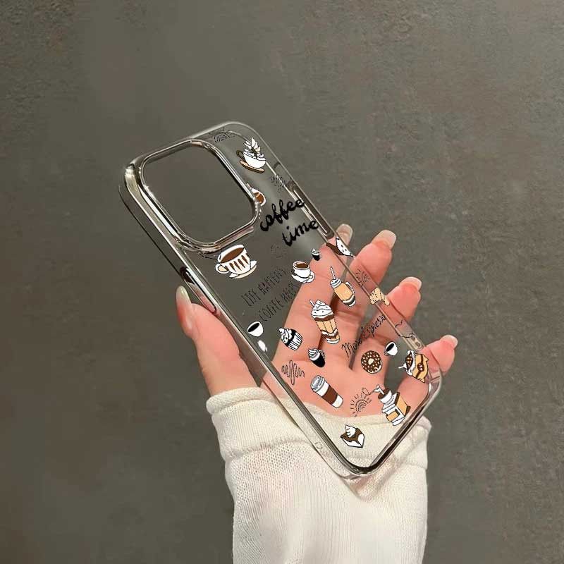 Harfli Kahve Grafiti Desenli T - Phone Cases Drop Proof incelemesi ve fiyatı